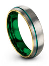 Mens Anniversary Band Comfort Fit Tungsten Carbide Engagement Band Cute Bands - Charming Jewelers