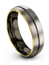 Personalized Wedding Rings for Couples Tungsten Bands Husband and Wife Set - Charming Jewelers