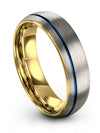 Engagement Female and Wedding Band Set for Male Tungsten Carbide Band Brushed - Charming Jewelers