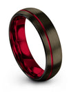 Wedding and Engagement Male Bands Tungsten Ring for Womans 6mm Brushed Cute - Charming Jewelers
