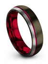 Men Jewelry for Friendship Tungsten and Gunmetal Bands for Mens Promise Rings - Charming Jewelers