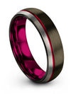 Special Wedding Band Tungsten Band Natural Gunmetal Engagement Male Bands Sets - Charming Jewelers