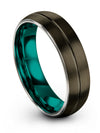 Men&#39;s Gunmetal Promise Ring Tungsten Band Gunmetal Rings Set Gifts for Mother&#39;s - Charming Jewelers