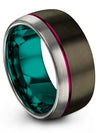 Christmas for Car Mechanics His and Wife Tungsten Wedding Bands Promise Ring - Charming Jewelers