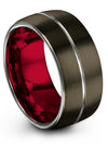 Brushed Wedding Ring Female 10mm Tungsten Bands Mariage Band Anniversary Gift - Charming Jewelers