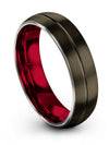 Simple Tungsten Wedding Band Men Matching Tungsten Ring for Couples Promise - Charming Jewelers