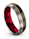 Wedding Bands for Male and Guy Sets Gunmetal Wedding Bands for Woman Tungsten - Charming Jewelers