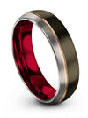 Unique Female Wedding Bands Tungsten Groove Bands Engagement Woman&#39;s Rings - Charming Jewelers