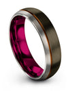Exclusive Anniversary Ring Tungsten Rings Engraved Personalized Engagement - Charming Jewelers