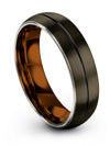 Engagement Wedding Band Set Wedding Rings for Mens Tungsten Carbide Brushed - Charming Jewelers