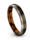 Plain Wedding Bands for Husband and Wife Tungsten Ring
