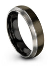 Gunmetal Ring for Weddings Fancy Wedding Rings Gunmetal Man Jewelry Couples - Charming Jewelers