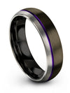Engravable Wedding Ring Female Rings with Tungsten Engraved Female Promise Band - Charming Jewelers
