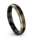 Islam Promise Rings Tungsten Engagement Band for Ladies Couples Bands Set - Charming Jewelers