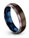 Guy Carbide Wedding Band Tungsten Bands Natural Finish Engraved Ladies Promise - Charming Jewelers