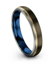 Plain Wedding Bands for Fiance and Her Mens Wedding Rings Tungsten Carbide - Charming Jewelers