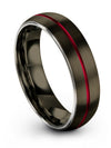 Wedding Engagement Woman&#39;s Tungsten Band Bands for Men Matching Rings Simple - Charming Jewelers