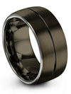 Simple Wedding Jewelry Tungsten Carbide Ring for Guys Promise Ring for His - Charming Jewelers