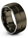 Tungsten Anniversary Ring Sets for Husband and Her Tungsten Bands for Men - Charming Jewelers