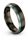 Small Wedding Rings for Mens Tungsten Carbide Band Guys Engravable Promise - Charming Jewelers