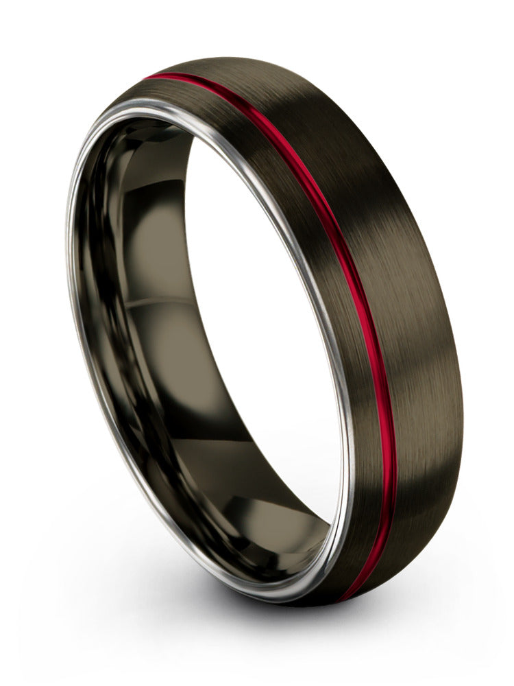 Engagement and Anniversary Ring Set for Men's Tungsten Band