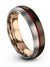Tungsten Carbide Anniversary Ring Sets His and His Tungsten
