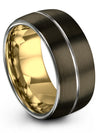 Small Anniversary Ring 10mm Tungsten Carbide Cute Band Sets