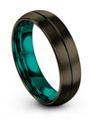 Tungsten Carbide Promise Ring Gunmetal Special Tungsten Rings Daughter - Charming Jewelers