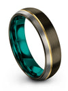Carbide Wedding Bands Men Exclusive Tungsten Bands Customizable Ring Simple - Charming Jewelers
