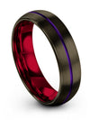 Wedding Bands Set Wife and Him Tungsten Wedding Ring for Male Matching Ring - Charming Jewelers
