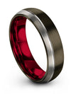 Tungsten Her and Her Promise Band Sets Tungsten Wedding Band Bands 6mm for Man - Charming Jewelers