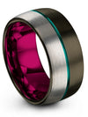 Tungsten Bands Wedding Band Dainty Tungsten Ring Promise Band Her and Her Set - Charming Jewelers