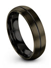 Wedding Gunmetal Rings Sets for Husband and Him Tungsten Wedding Ring Female - Charming Jewelers