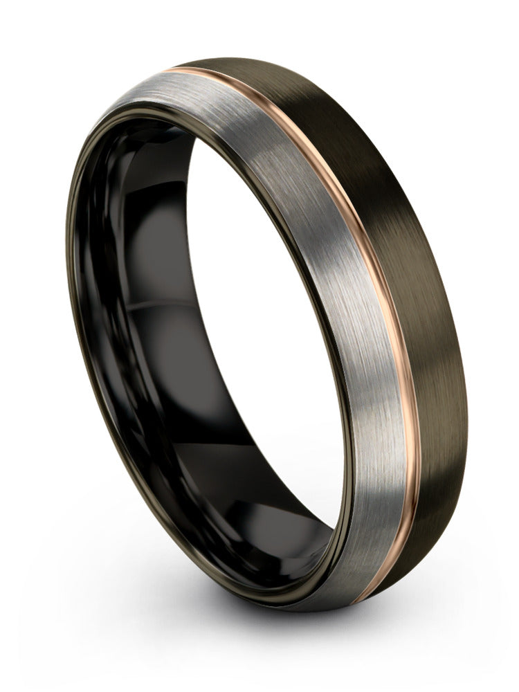 Tungsten Carbide Wedding Rings Sets Husband and Fiance