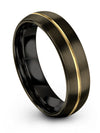 Carbide Wedding Ring Tungsten Carbide Ring Fiance and Wife Minimal Engagement - Charming Jewelers