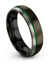 Rings Wedding Band Men Tungsten Engagement Woman Ring for Couple 6mm 13th - Charming Jewelers