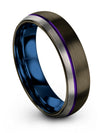Wedding Ring for Woman Tungsten Gunmetal Woman Tungsten