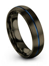 Promise Rings Gunmetal Fancy Rings Tungsten Carbide Bands 6mm Second Cute - Charming Jewelers