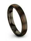 Wedding Ring and Engagement Men Rings Gunmetal Tungsten Wedding Band for Female - Charming Jewelers