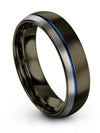 Tungsten Carbide Promise Ring Set Tungsten Carbide Gunmetal Bands Couples - Charming Jewelers