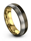Wedding Ring Sets for Both Tungsten Wedding Rings 6mm Marriage Bands for Male - Charming Jewelers