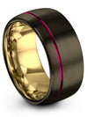 Lady Carbide Wedding Band Wedding Band Tungsten Set for His and Fiance - Charming Jewelers