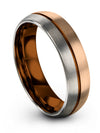 Dome Wedding Rings Tungsten Ring for Guys Dome Couples Promise Rings Band - Charming Jewelers