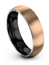 18K Rose Gold Promise Ring Set Tungsten Rings for Ladies Engagement 18K Rose - Charming Jewelers