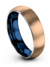 Mens Promise Ring Set Tungsten Carbide Engraved Band Promise 18K Rose Gold - Charming Jewelers