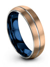 Unique Jewelry Tungsten Bands 18K Rose Gold Ring Set Guys Promise Rings Sets - Charming Jewelers