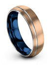 Wedding Band Sets His and His 18K Rose Gold Tungsten Engagement Womans Rings - Charming Jewelers