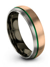 Tungsten Matching Promise Ring for Couples Fancy Tungsten Band Couples Promise - Charming Jewelers