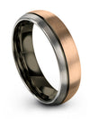 Brushed Promise Band Guy Tungsten Rings for Mens and Female Matching - Charming Jewelers