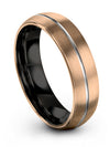 Wedding Bands for His Tungsten Ring for Woman Grey Line Fiance and Husband - Charming Jewelers